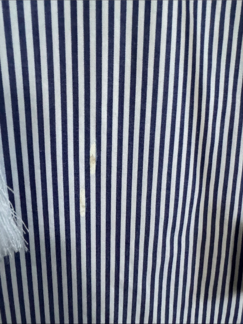 Sail to Sable Navy and White Striped Sleeveless Crochet-Trim Dress - Picture 11 of 11